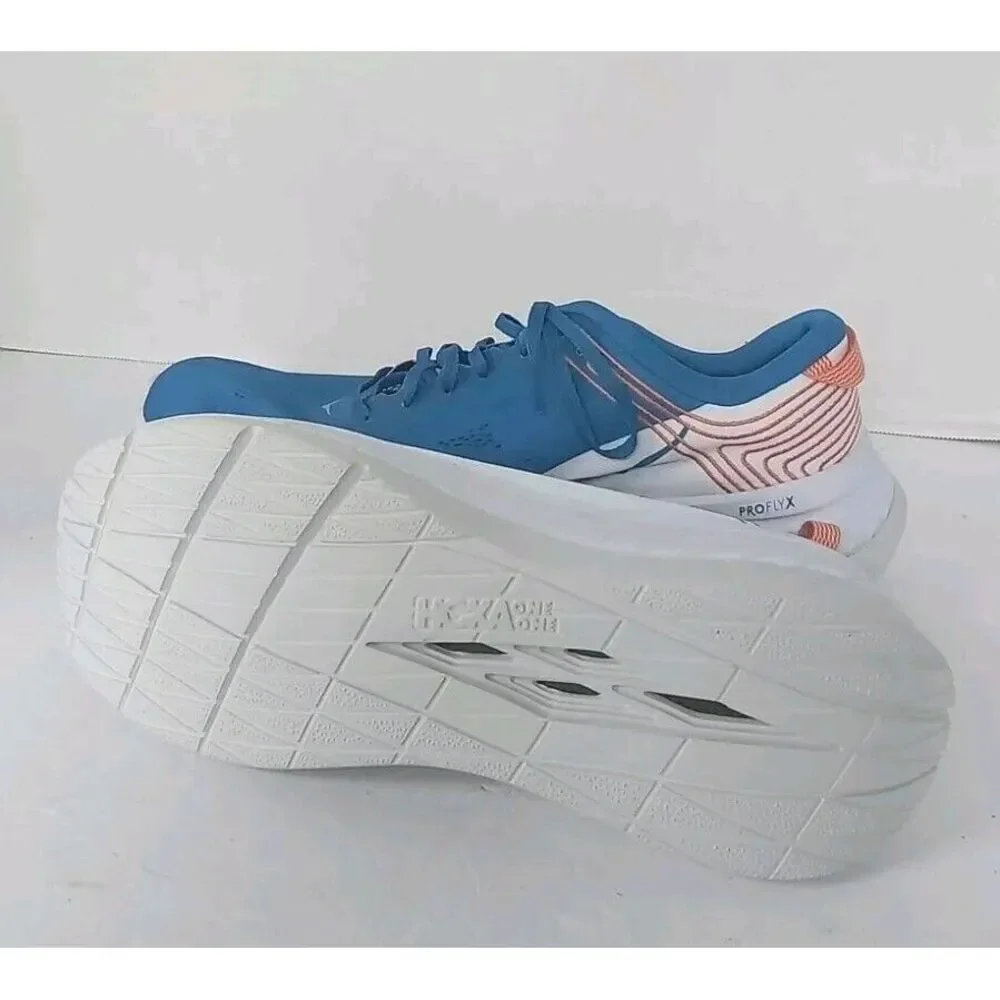 HOKA Running Shoes‎ Athletic Sneakers Blue Coral Performance Training Cushioned